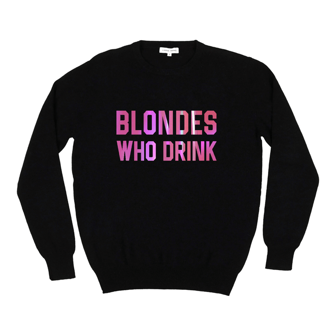 BLONDES WHO DRINK BLACK of ATHLETIC // UNISEX ADULT CREWNECK